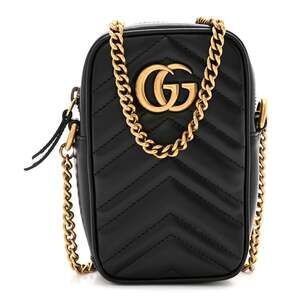 Gucci Calfskin Matelasse Mini Gg #241335G87B